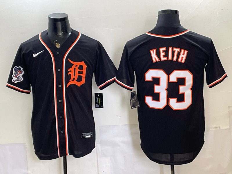 Men Detroit Tigers #33 Keith black Nike 2026 MLB Jersey 0621002